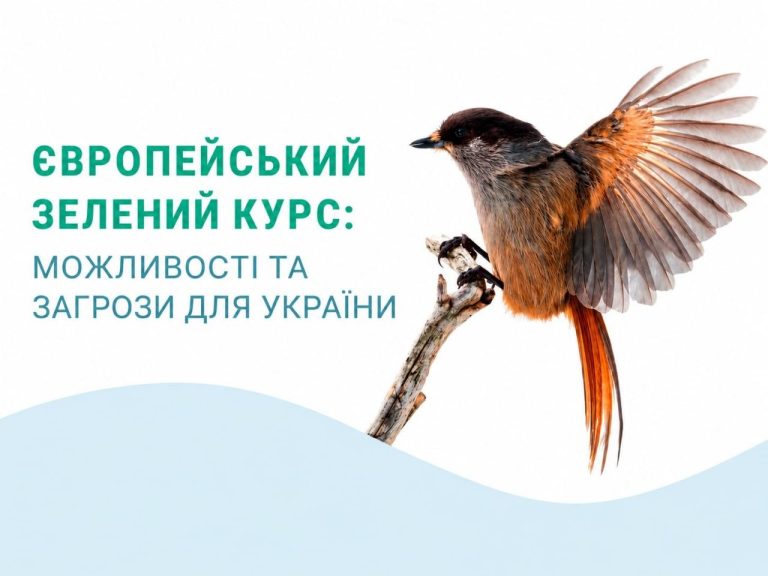 “Європейський зелений курс: можливості та загрози для України”