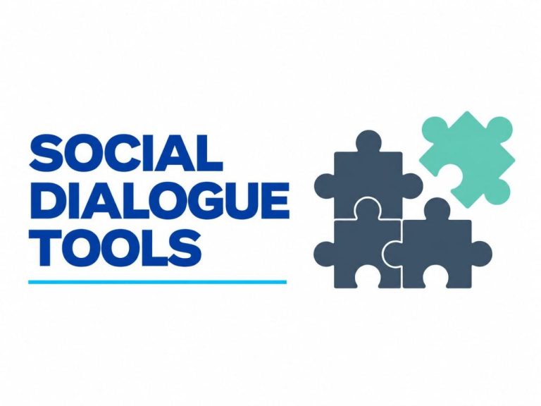 Social Dialogue Tools as a Mechanism for Social Cohesion at the Community Level