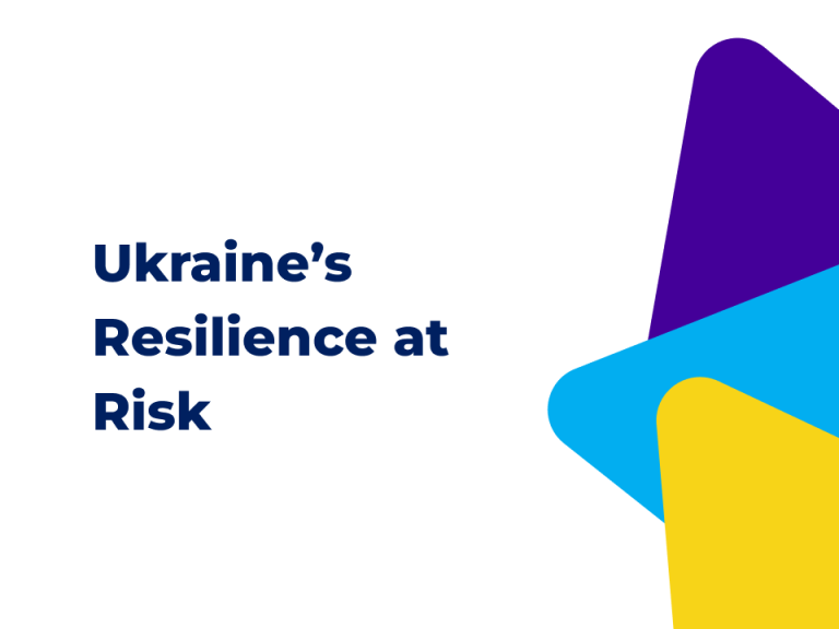Ukraine’s Resilience at Risk: How the EU Can Bridge the 2026 Financing Gap