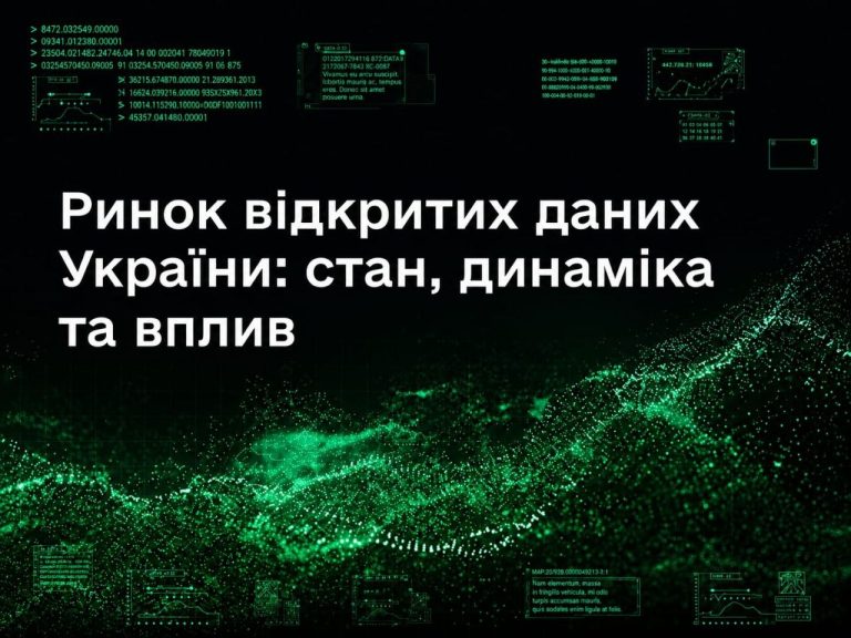 Ринок відкритих даних України: стан, динаміка та вплив