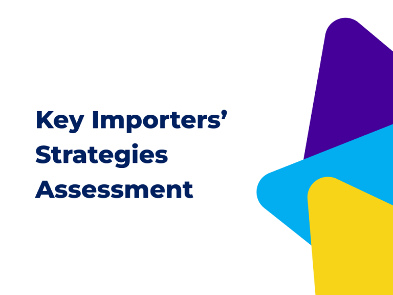 Assessment of reactions, expectations and strategies of key importers of Ukrainian products in top-10 importing countries